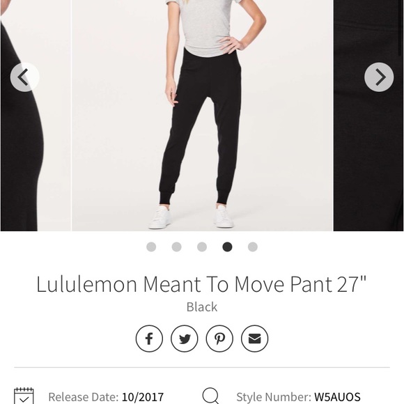 Lululemon Meant To Move Pant 27" - Picture 10 of 11